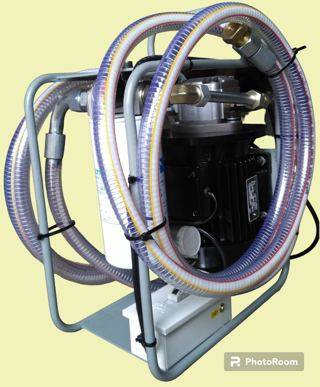 hydraulic oil filter unit
