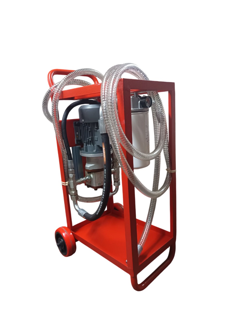hydraulic oil filtration unit